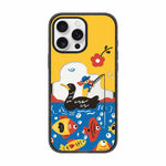 Custodia per telefono in TPU acrilico con motivo a fiorellino rosso in stile cartone animato, For iPhone 14 Plus, For iPhone 14, For iPhone 14 Pro, For iPhone 14 Pro Max