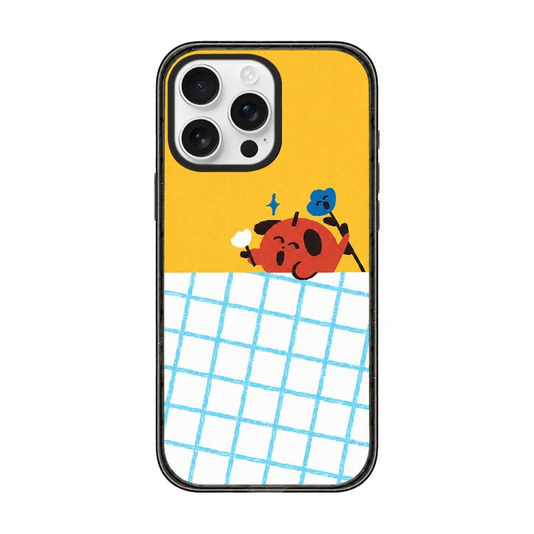 Custodia per telefono in TPU acrilico con motivo a fiorellino rosso in stile cartone animato, For iPhone 12 Pro Max, For iPhone 12 Pro, For iPhone 11