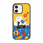 Custodia per telefono in TPU acrilico con motivo a fiorellino rosso in stile cartone animato, For iPhone 12 Pro Max, For iPhone 12 Pro, For iPhone 11