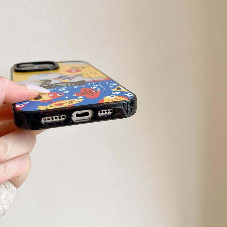 Custodia per telefono in TPU acrilico con motivo a fiorellino rosso in stile cartone animato, For iPhone 13 Pro Max, For iPhone 13 Pro, For iPhone 13, For iPhone 12
