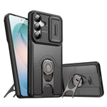 Cover scorrevole per fotocamera, supporto girevole 2 in 1, custodia per telefono antiurto con airbag., For Galaxy S26+ 5G, For Galaxy S26 Ultra 5G, For Galaxy S26 5G