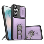 Cover scorrevole per fotocamera, supporto girevole 2 in 1, custodia per telefono antiurto con airbag., For Galaxy S26+ 5G, For Galaxy S26 Ultra 5G, For Galaxy S26 5G