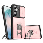 Cover scorrevole per fotocamera, supporto girevole 2 in 1, custodia per telefono antiurto con airbag., For Galaxy S26+ 5G, For Galaxy S26 Ultra 5G, For Galaxy S26 5G