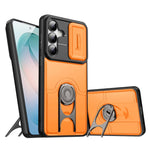 Cover scorrevole per fotocamera, supporto girevole 2 in 1, custodia per telefono antiurto con airbag., For Galaxy S26+ 5G, For Galaxy S26 Ultra 5G, For Galaxy S26 5G
