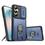 Cover scorrevole per fotocamera, supporto girevole 2 in 1, custodia per telefono antiurto con airbag., For Galaxy S26+ 5G, For Galaxy S26 Ultra 5G, For Galaxy S26 5G