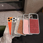 Custodia per telefono con finestra grande e stampa leopardata galvanizzata, For iPhone 16 Pro, For iPhone 16, For iPhone 15 Pro Max, For iPhone 15 Pro