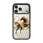 Custodia per telefono in acrilico TPU con motivo a cavallo in stile cinese, For iPhone 17 Pro Max, For iPhone 17 Pro, For iPhone 17, For iPhone Air, For iPhone 16 Pro Max, For iPhone 16 Pro