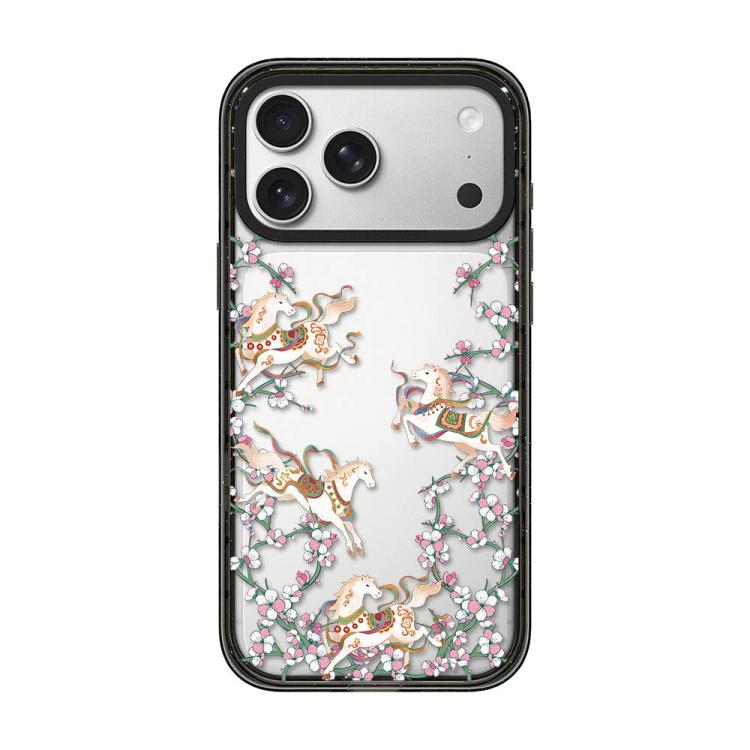 Custodia per telefono in acrilico TPU con motivo a cavallo in stile cinese, For iPhone 17 Pro Max, For iPhone 17 Pro, For iPhone 17, For iPhone Air, For iPhone 16 Pro Max, For iPhone 16 Pro