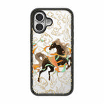Custodia per telefono in acrilico TPU con motivo a cavallo in stile cinese, For iPhone 17 Pro Max, For iPhone 17 Pro, For iPhone 17, For iPhone Air, For iPhone 16 Pro Max, For iPhone 16 Pro