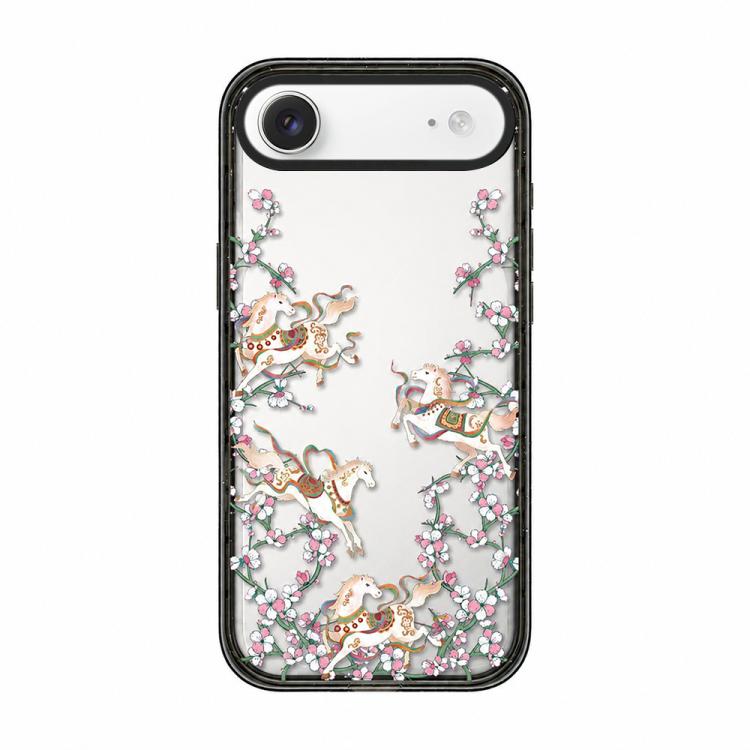 Custodia per telefono in acrilico TPU con motivo a cavallo in stile cinese, For iPhone 17 Pro Max, For iPhone 17 Pro, For iPhone 17, For iPhone Air, For iPhone 16 Pro Max, For iPhone 16 Pro