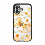 Custodia per telefono in acrilico TPU con motivo a cavallo in stile cinese, For iPhone 16 Plus, For iPhone 16, For iPhone 15 Pro Max, For iPhone 15 Pro, For iPhone 15 Plus, For iPhone 15