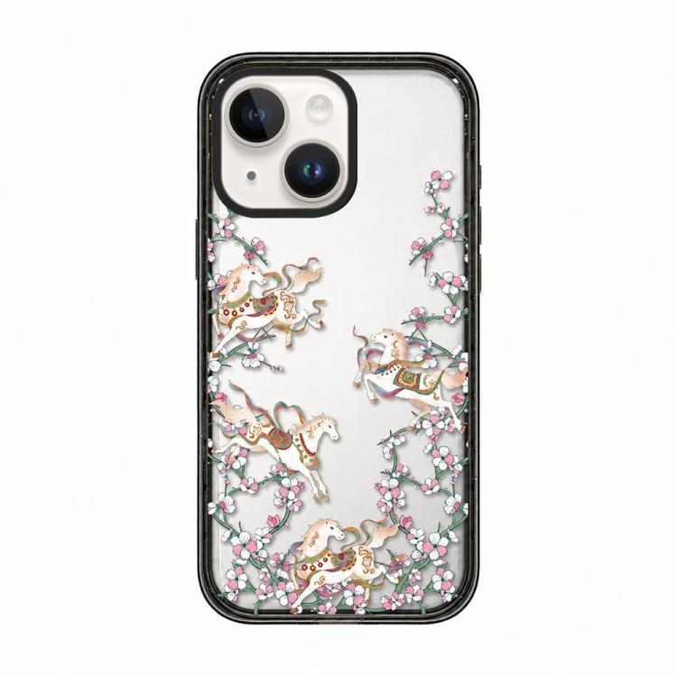 Custodia per telefono in acrilico TPU con motivo a cavallo in stile cinese, For iPhone 16 Plus, For iPhone 16, For iPhone 15 Pro Max, For iPhone 15 Pro, For iPhone 15 Plus, For iPhone 15