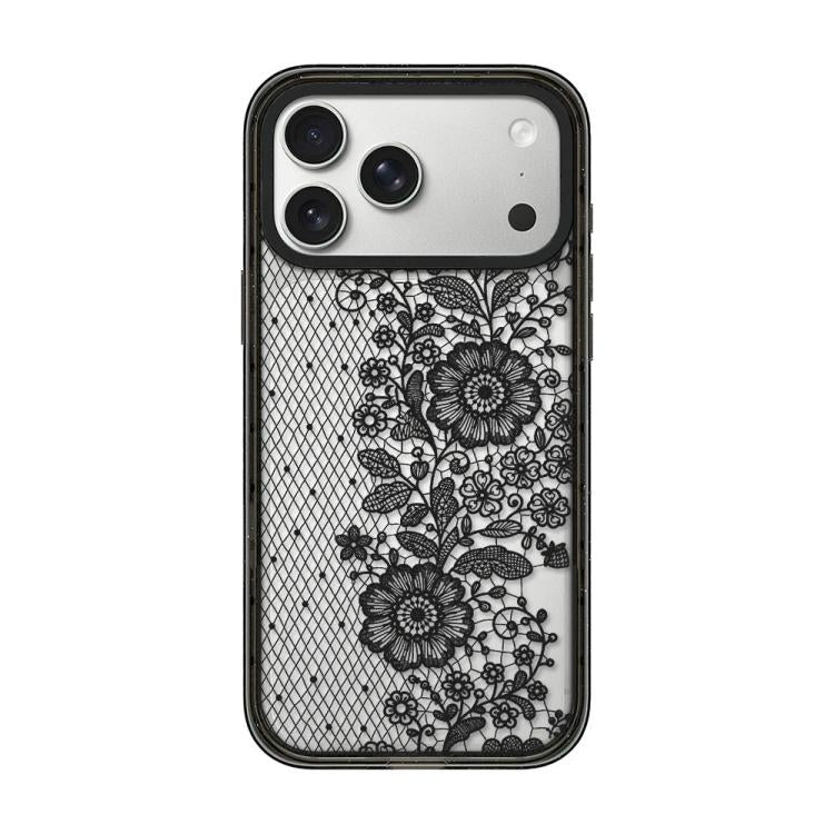 Custodia per telefono in acrilico TPU con stampa a fiocco di pizzo, For iPhone 17 Pro Max, For iPhone 17 Pro, For iPhone 17, For iPhone Air