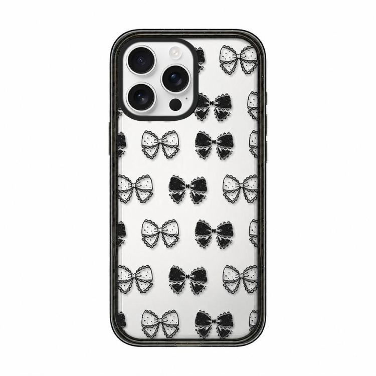 Custodia per telefono in acrilico TPU con stampa a fiocco di pizzo, For iPhone 16 Pro Max, For iPhone 16 Pro, For iPhone 16 Plus, For iPhone 16