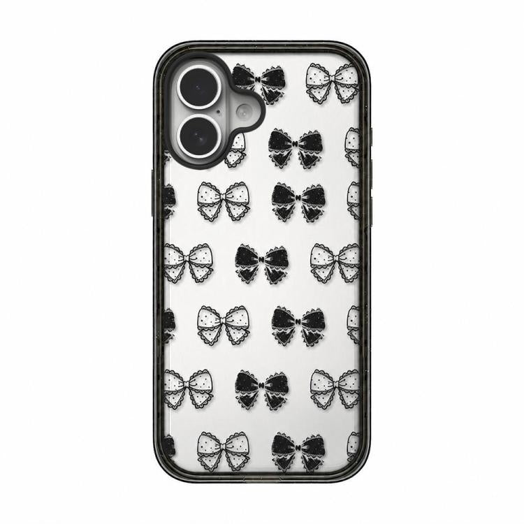 Custodia per telefono in acrilico TPU con stampa a fiocco di pizzo, For iPhone 16 Pro Max, For iPhone 16 Pro, For iPhone 16 Plus, For iPhone 16