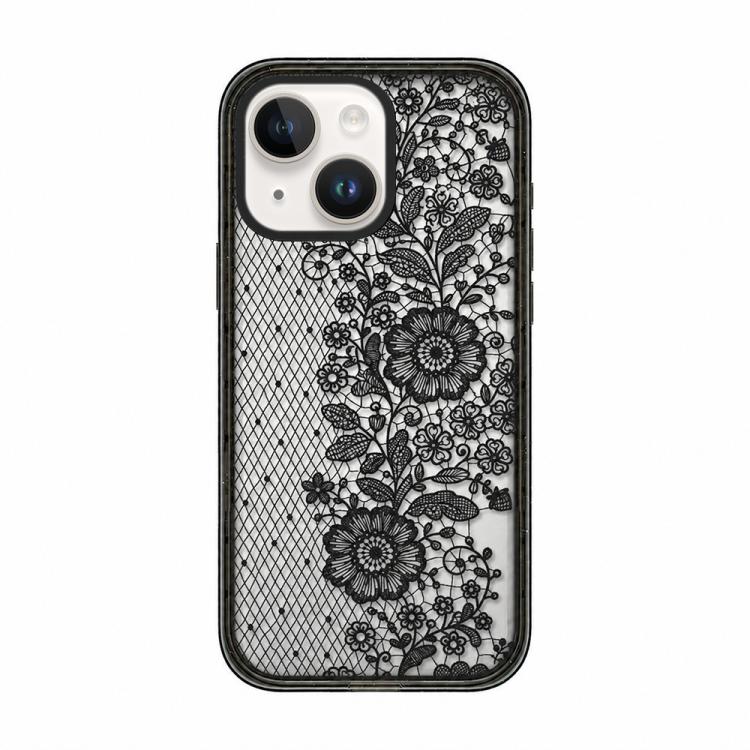 Custodia per telefono in acrilico TPU con stampa a fiocco di pizzo, For iPhone 13 Pro Max, For iPhone 13 Pro, For iPhone 13, For iPhone 12