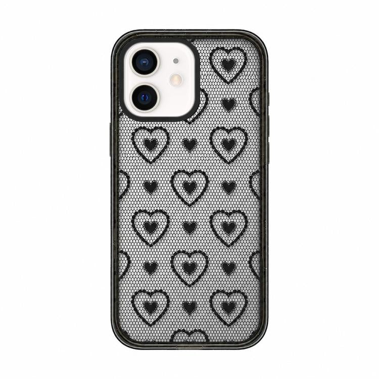 Custodia per telefono in acrilico TPU con stampa a fiocco di pizzo, For iPhone 13 Pro Max, For iPhone 13 Pro, For iPhone 13, For iPhone 12