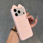 Simpatica custodia per telefono in silicone antiurto con orecchie di gatto 3D., For iPhone 17 Pro Max, For iPhone 17 Pro, For iPhone 17, For iPhone Air