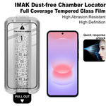 Pellicola in vetro temperato a copertura totale per localizzatore di camere antipolvere imak, For Galaxy A37 5G