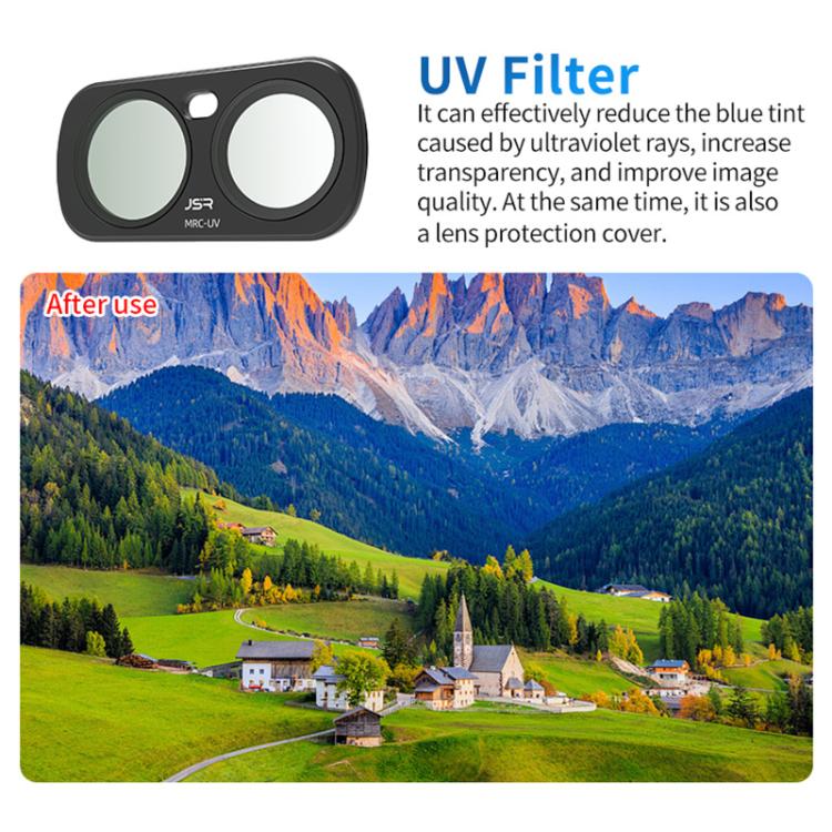 Filtro magnetico per obiettivo della fotocamera Insta 360 Luna Ultra JSR CB Series, UV, CPL, ND8, ND16, ND32, ND64, STAR, NIGHT, Black Mist 1/4, 3 in 1 UV ND, 4 in 1 ND8-64, 4 in 1 CPL ND, 3 in 1 ND8-32, 6 in 1 ND UV CPL, 8 in 1 Mixed Filter           ...