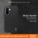 Custodia per telefono Imak Ruiyi Series con texture in tessuto PU + PC, For Galaxy A27 5G
