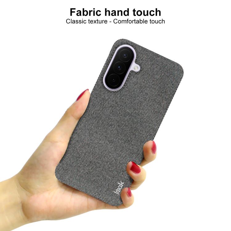 Custodia per telefono Imak Ruiyi Series con texture in tessuto PU + PC, For Galaxy A27 5G