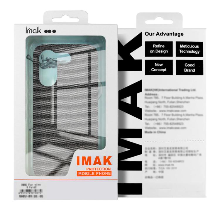 Custodia per telefono Imak Ruiyi Series con texture in tessuto PU + PC, For Galaxy A27 5G