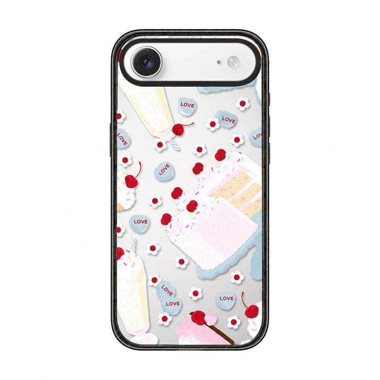 Custodia per telefono in acrilico e TPU con motivo torta alla crema, For iPhone 17 Pro Max, For iPhone 17 Pro, For iPhone 17, For iPhone Air, For iPhone 16 Pro Max, For iPhone 16 Pro