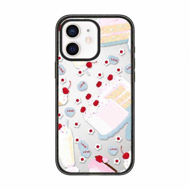Custodia per telefono in acrilico e TPU con motivo torta alla crema, For iPhone 13, For iPhone 12, For iPhone 12 Pro Max, For iPhone 12 Pro, For iPhone 11