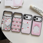 Custodia per telefono in acrilico e TPU con motivo torta alla crema, For iPhone 17 Pro Max, For iPhone 17 Pro, For iPhone 17, For iPhone Air, For iPhone 16 Pro Max, For iPhone 16 Pro