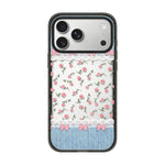 Custodia per telefono in TPU acrilico con motivo floreale denim, For iPhone 17 Pro Max, For iPhone 17 Pro, For iPhone 17, For iPhone Air, For iPhone 16 Pro Max, For iPhone 16 Pro