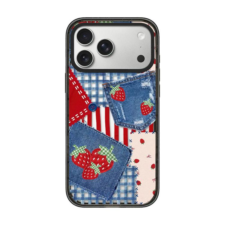 Custodia per telefono in TPU acrilico con motivo floreale denim, For iPhone 17 Pro Max, For iPhone 17 Pro, For iPhone 17, For iPhone Air, For iPhone 16 Pro Max, For iPhone 16 Pro