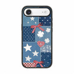 Custodia per telefono in TPU acrilico con motivo floreale denim, For iPhone 17 Pro Max, For iPhone 17 Pro, For iPhone 17, For iPhone Air, For iPhone 16 Pro Max, For iPhone 16 Pro