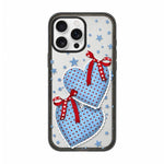 Custodia per telefono in TPU acrilico con motivo floreale denim, For iPhone 17 Pro Max, For iPhone 17 Pro, For iPhone 17, For iPhone Air, For iPhone 16 Pro Max, For iPhone 16 Pro