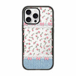 Custodia per telefono in TPU acrilico con motivo floreale denim, For iPhone 17 Pro Max, For iPhone 17 Pro, For iPhone 17, For iPhone Air, For iPhone 16 Pro Max, For iPhone 16 Pro