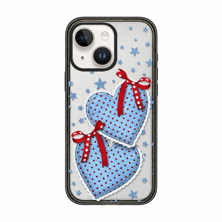 Custodia per telefono in TPU acrilico con motivo floreale denim, For iPhone 14 Plus, For iPhone 14, For iPhone 14 Pro, For iPhone 14 Pro Max, For iPhone 13 Pro Max, For iPhone 13 Pro