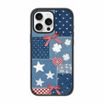Custodia per telefono in TPU acrilico con motivo floreale denim, For iPhone 13, For iPhone 12, For iPhone 12 Pro Max, For iPhone 12 Pro, For iPhone 11