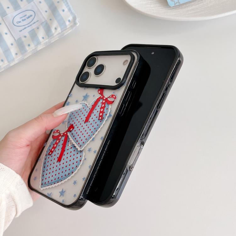Custodia per telefono in TPU acrilico con motivo floreale denim, For iPhone 14 Plus, For iPhone 14, For iPhone 14 Pro, For iPhone 14 Pro Max, For iPhone 13 Pro Max, For iPhone 13 Pro