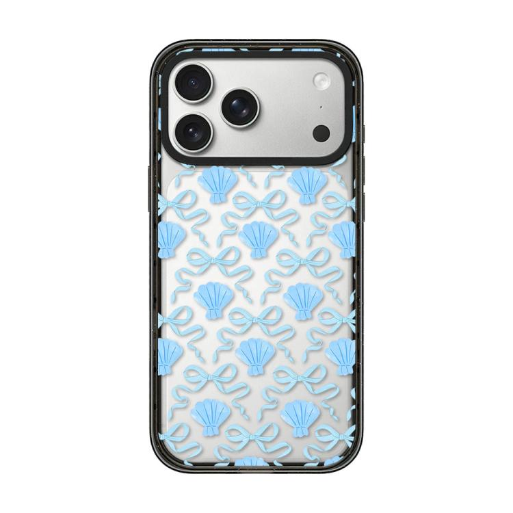 Custodia per telefono in TPU acrilico trasparente con fiocco a conchiglia, For iPhone 17 Pro Max, For iPhone 17 Pro, For iPhone 17, For iPhone Air, For iPhone 16 Pro Max, For iPhone 16 Pro