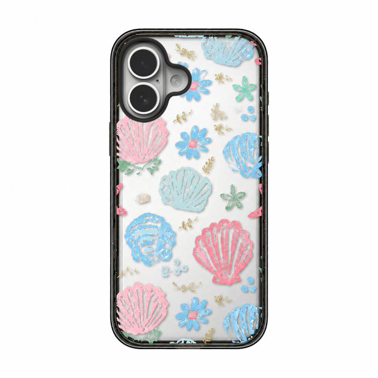 Custodia per telefono in TPU acrilico trasparente con fiocco a conchiglia, For iPhone 16 Plus, For iPhone 16, For iPhone 15 Pro Max, For iPhone 15 Pro, For iPhone 15 Plus, For iPhone 15