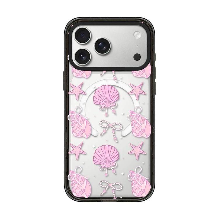 Custodia per telefono in acrilico TPU trasparente con magnete a forma di conchiglia., For iPhone 17 Pro Max, For iPhone 17 Pro, For iPhone 17, For iPhone Air, For iPhone 16 Pro Max, For iPhone 16 Pro