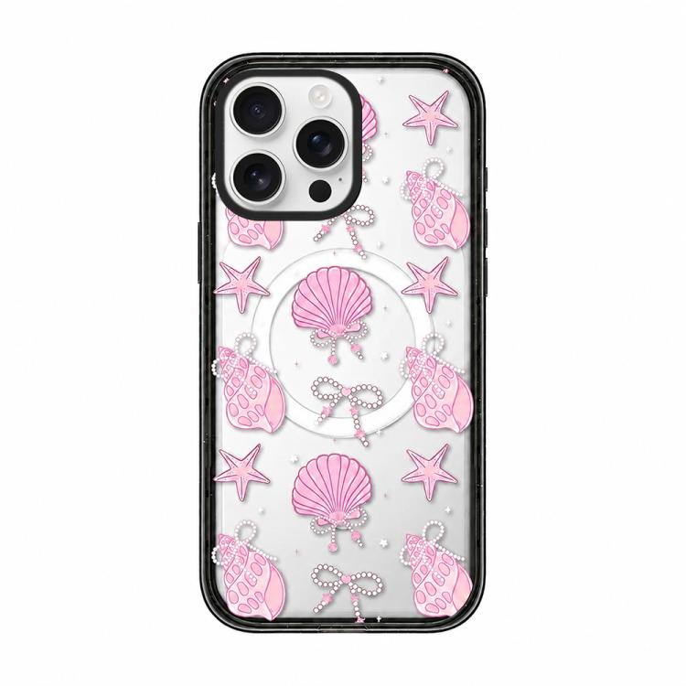 Custodia per telefono in acrilico TPU trasparente con magnete a forma di conchiglia., For iPhone 14 Plus, For iPhone 14, For iPhone 14 Pro, For iPhone 14 Pro Max, For iPhone 13 Pro Max, For iPhone 13 Pro