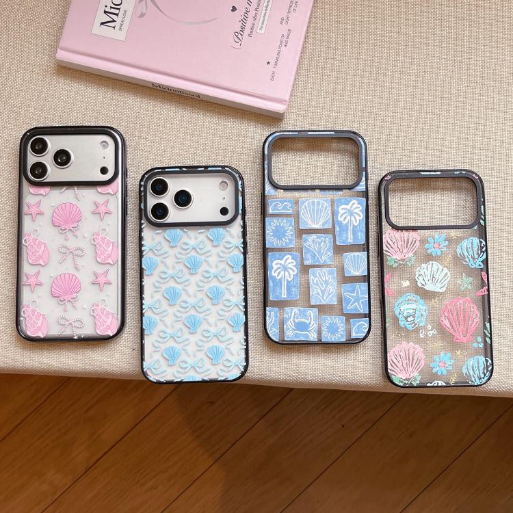 Custodia per telefono in acrilico TPU trasparente con magnete a forma di conchiglia., For iPhone 17 Pro Max, For iPhone 17 Pro, For iPhone 17, For iPhone Air, For iPhone 16 Pro Max, For iPhone 16 Pro