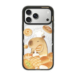 Custodia per telefono in acrilico TPU con stampa a cartone animato di un capibara., For iPhone 17 Pro Max, For iPhone 17 Pro, For iPhone 17, For iPhone Air