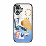 Custodia per telefono in acrilico TPU con stampa a cartone animato di un capibara., For iPhone 17 Pro Max, For iPhone 17 Pro, For iPhone 17, For iPhone Air