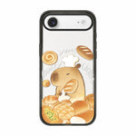 Custodia per telefono in acrilico TPU con stampa a cartone animato di un capibara., For iPhone 17 Pro Max, For iPhone 17 Pro, For iPhone 17, For iPhone Air