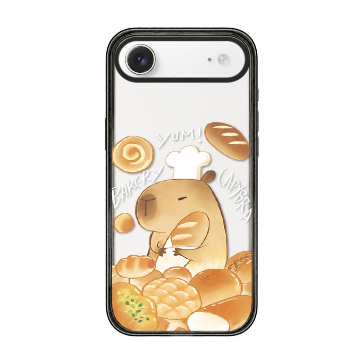 Custodia per telefono in acrilico TPU con stampa a cartone animato di un capibara., For iPhone 17 Pro Max, For iPhone 17 Pro, For iPhone 17, For iPhone Air