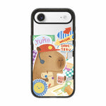 Custodia per telefono in acrilico TPU con stampa a cartone animato di un capibara., For iPhone 17 Pro Max, For iPhone 17 Pro, For iPhone 17, For iPhone Air