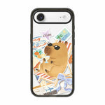 Custodia per telefono in acrilico TPU con stampa a cartone animato di un capibara., For iPhone 17 Pro Max, For iPhone 17 Pro, For iPhone 17, For iPhone Air
