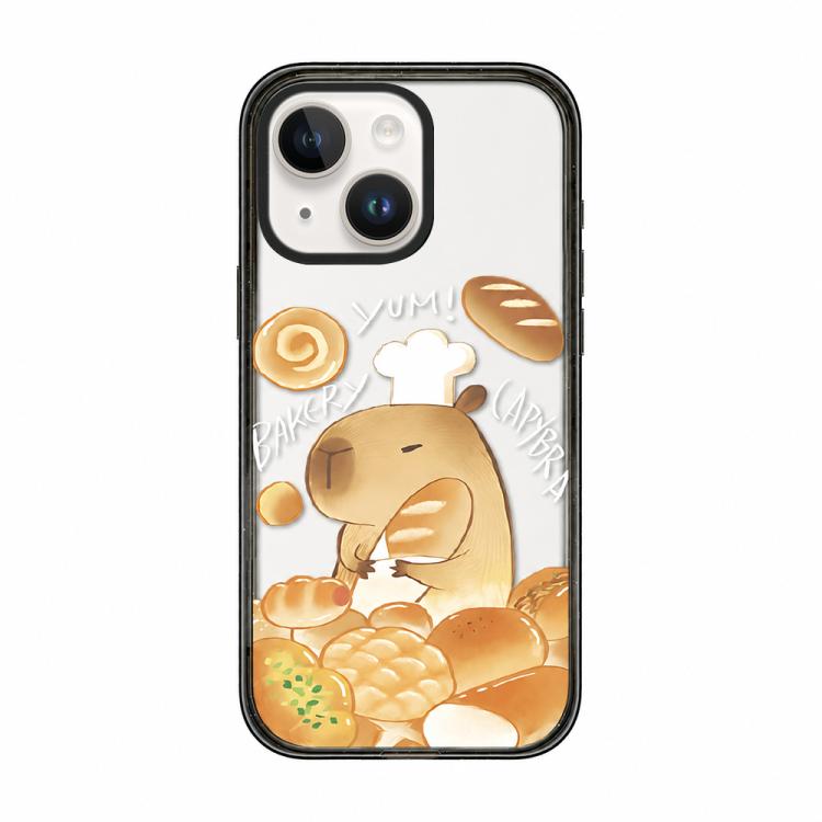 Custodia per telefono in acrilico TPU con stampa a cartone animato di un capibara., For iPhone 15 Pro Max, For iPhone 15 Pro, For iPhone 15 Plus, For iPhone 15